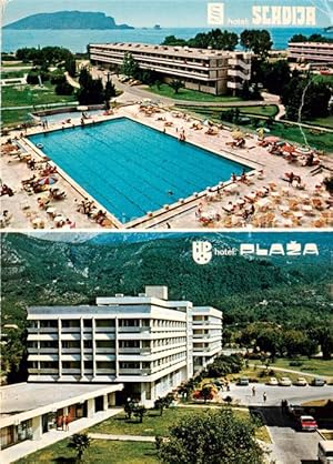 Postkarte Carte Postale 73858464 Budva Montenegro Hotel Sladija Pool Hotel Plaza