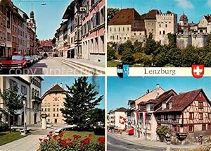 Postkarte Carte Postale 13856582 Lenzburg AG Ortspartien Schloss Lenzburg AG