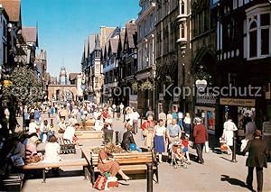 Imagen del vendedor de Postkarte Carte Postale 73857729 Chester Cheshire UK Pedestrian Way Eastgate Street a la venta por Versandhandel Boeger