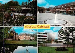 Postkarte Carte Postale 73858718 Tuernich Kerpen Stadtplatz Brunnen Schloss Sanatorium