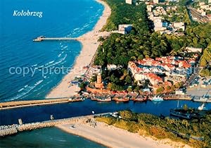 Postkarte Carte Postale 73862248 Kolobrzeg Kolberg Ostseebad PL Ansicht mit Hafen