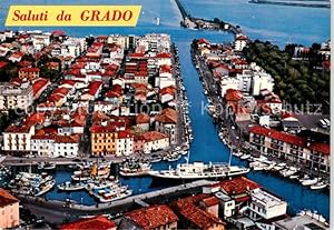 Postkarte Carte Postale 73861706 Grado Gorizia IT Veduta aerea del porto Hafen