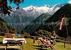Postkarte Carte Postale 73861777 Badgastein AT Alpengasthof Poserhoehe mit Tischlerkarspitze