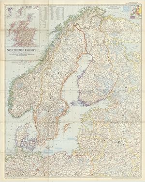 Northern Europe Compiled and Drawn in the Cartographic Section of the National Geographic Society...
