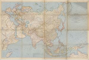 Asia and Adjacent Areas Compiled and Drawn in the Cartographic Section of the National Geographic...