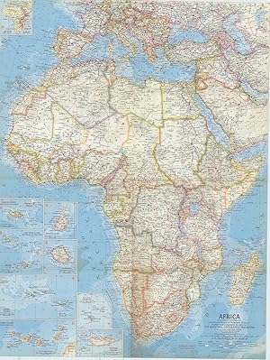 Africa Compiled and Drawn in the Cartographic Section of the National Geographic Society for the ...