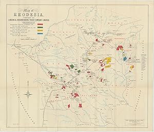 Map of Rhodesia.