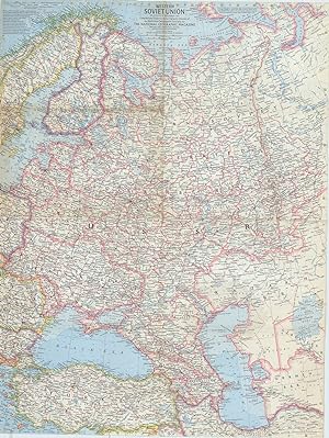 Western Soviet Union Compiled and Drawn in the Cartographic Section of the National Geographic So...