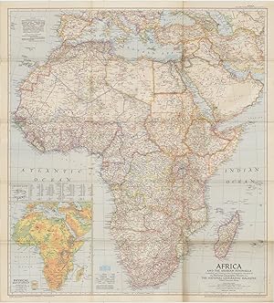Africa and the Arabian Penninsula Compiled and Drawn in the Cartographic Section of the National ...
