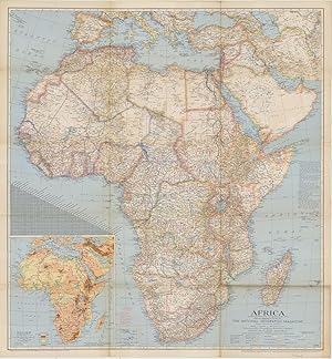 Africa Compiled and Drawn in the Cartographic Section of the National Geographic Society for the ...