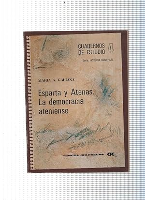 Imagen del vendedor de Cuadernos de estudio num. 04: Esparta y Atenas. la democracia ateniense a la venta por El Boletin