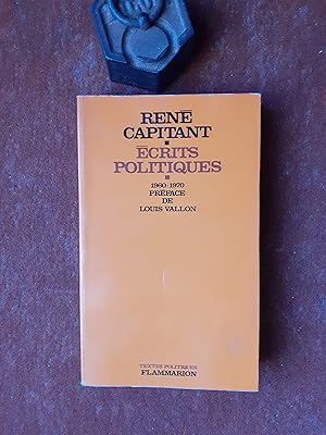 Ecrits politiques 1960-1970.