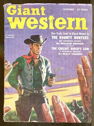 Imagen del vendedor de Giant Western: October, 1951 a la venta por Dearly Departed Books