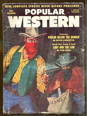 Seller image for Popular Western: March, 1953 for sale by Dearly Departed Books