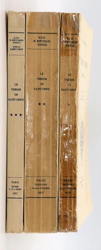 Imagen del vendedor de Le Trsor de Saint-Denis. Inventaire de 1634 (I) - Documents Divers (II) - Planches et notices (III). a la venta por Librairie Le Trait d'Union sarl.