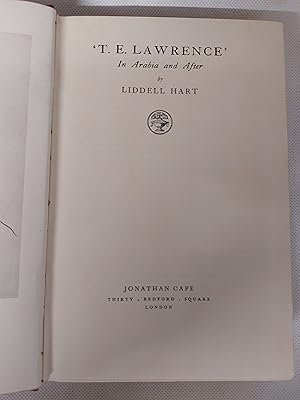 Imagen del vendedor de T. E. Lawrence: In Arabia and After a la venta por Cambridge Rare Books