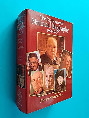 Seller image for The Dictionary of National Biography: 1961-1970: 745 Great Biographies (with an index covering the years 1901-1970 in one alphabetical series) for sale by Books & Bobs