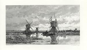 THE FIRST WINDMILLS IN THE NETHERLANDS IN THE THE 14th CENTURY