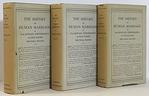 The History of Human Marriage [ Three-Volume Set ]