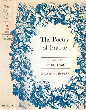 Seller image for The Poetry of France volume II: 1600-1800 for sale by Pendleburys - the bookshop in the hills