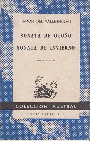 Bild des Verkufers fr Sonata De Otono - Sonata De Invierno ( Autumn Sonata - Winter Sonata zum Verkauf von Robinson Street Books, IOBA