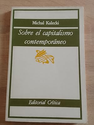 Imagen del vendedor de Sobre el capitalismo contemporneo a la venta por Librera Eleutheria