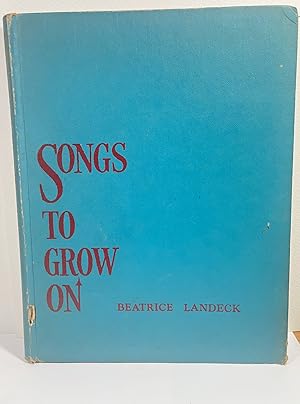 Imagen del vendedor de Songs to Grow On: A Collection of American Folk Songs for Children a la venta por Berkshire Free Library