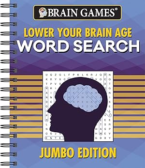 Brain Games - Lower Your Brain Age Word Search: Jumbo Edition