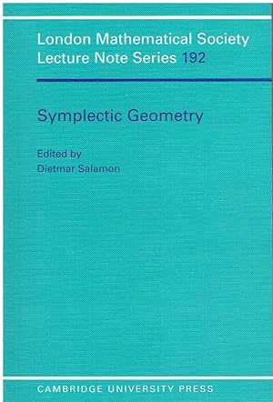Bild des Verk�ufers f�r Symplectic Geometry (London Mathematical Society Lecture Note Series, Band 192) zum Verkauf von Antiquariat Bernhardt