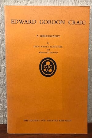Bild des Verkufers fr EDWARD GORDON CRAIG: A Bibliography zum Verkauf von Lost Horizon Bookstore