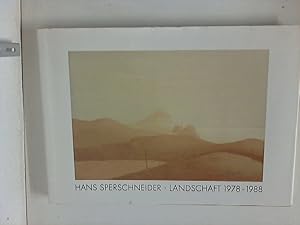 Seller image for Hans Sperschneider: Landschaft 1978-1988 for sale by ANTIQUARIAT FRDEBUCH Inh.Michael Simon