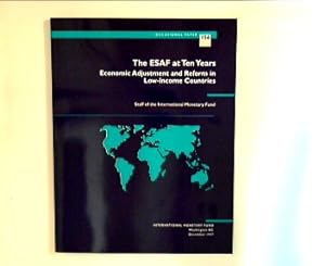 Bild des Verkufers fr The ESAF at Ten Years : Economic Adjustment and Reform in Low-income Countries zum Verkauf von ANTIQUARIAT FRDEBUCH Inh.Michael Simon
