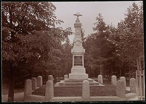 Fotografie Brück, Sohn Meissen, Ansicht Leitmeritz, Kriegerdenkmal