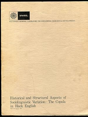 Seller image for Historical and Structural Aspects of Sociolinguistic Variation: The Copula in Black English for sale by Between the Covers-Rare Books, Inc. ABAA