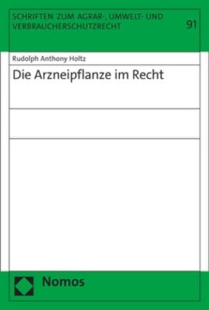 Immagine del venditore per Die Arzneipflanze im Recht venduto da Rheinberg-Buch Andreas Meier eK