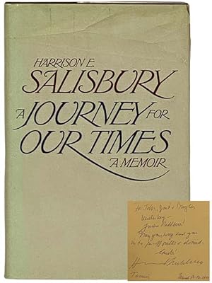 Seller image for A Journey for Our Times: A Memoir for sale by Yesterday's Muse, ABAA, ILAB, IOBA