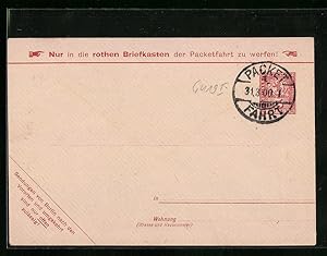 Briefumschlag Stempel Private Stadtpost Berliner Packet Fahrt