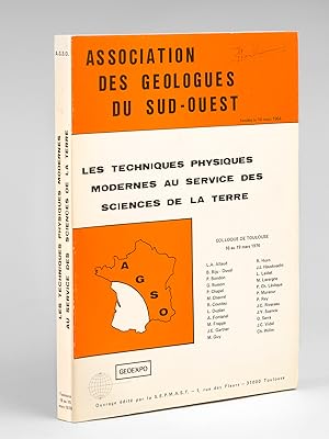 Seller image for Les techniques physiques modernes au service des Sciences de la Terre. Colloque de Toulouse 16 au 19 mars 1976 for sale by Librairie du Cardinal