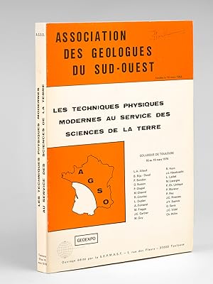 Immagine del venditore per Les techniques physiques modernes au service des Sciences de la Terre. Colloque de Toulouse 16 au 19 mars 1976 venduto da Librairie du Cardinal