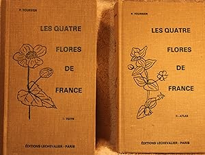 Les quatre flores de France -Edition complète - I, le texte et II l'atlas -
