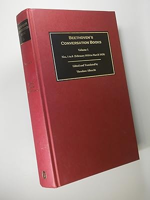 Seller image for Beethoven's Conversation Books: Volume 1: Nos. 1 to 8 (February 1818 to March 1820) for sale by Austin Sherlaw-Johnson, Secondhand Music