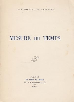 Imagen del vendedor de Mesure du temps a la venta por Le Petit Livraire