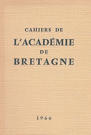 Cahiers de l'académie de Bretagne - 1966 -