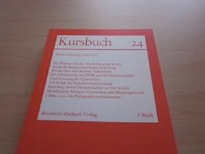 Seller image for Kursbuch 24: Schule, Schulung, Unterricht for sale by Versandantiquariat Schfer