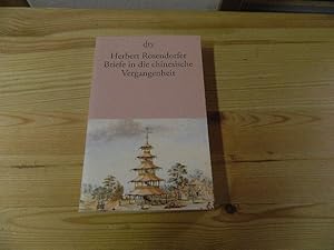 Seller image for Briefe in die chinesische Vergangenheit : Roman. dtv ; 10541 for sale by Versandantiquariat Schfer