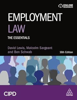 Seller image for Employment Law: The Essentials by Lewis, David Balaban, Sargeant, Malcolm, Schwab, Ben [Hardcover ] for sale by booksXpress