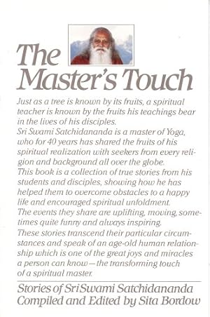 Seller image for Masters Touch: Stories of Stri Swami Satchidananda by Bordow, Sita [Paperback ] for sale by booksXpress
