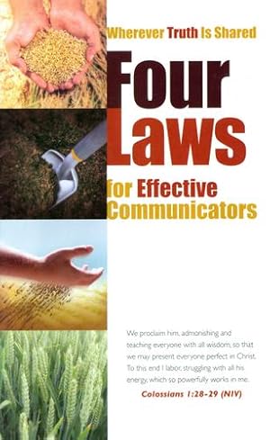 Imagen del vendedor de Four Laws for Effective Communicators: Wherever Truth is Shared by Julien, Tom [Pamphlet ] a la venta por booksXpress