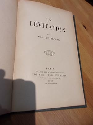 La lévitation