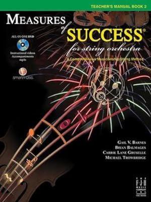 Seller image for Measures of Success for String Orchestra - Teacher's Manual by Gail V. Barnes, Brian Balmages, Carrie Lane Gruselle, Michael Trowbridge [Paperback ] for sale by booksXpress